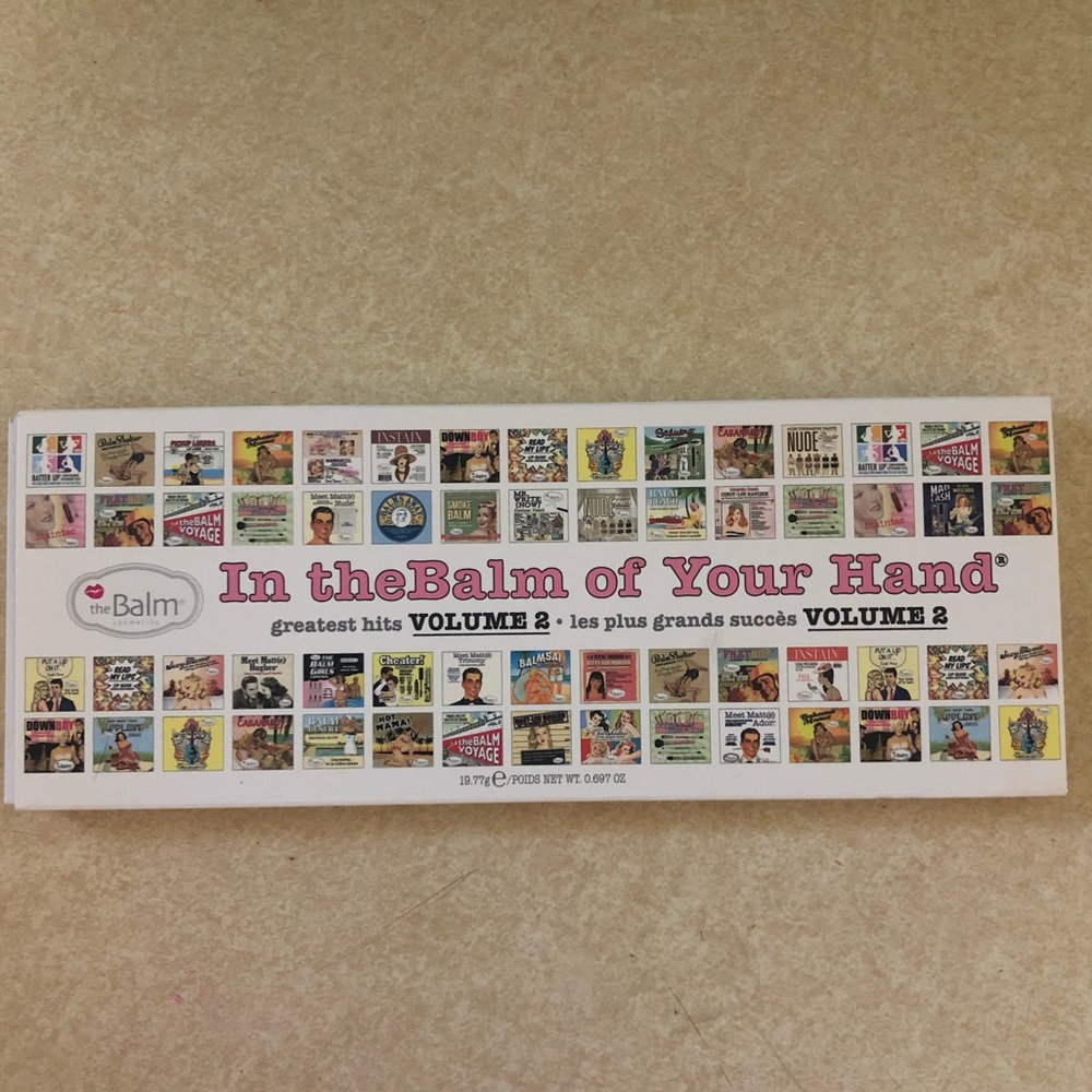 In the balm of your hand palette